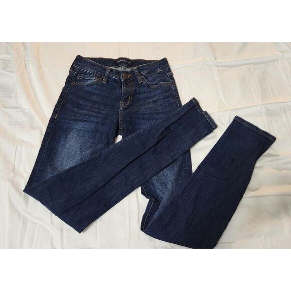 Aeropostale Size 2 Long Womens Jeans Skinny Mid Rise - Picture 2 of 13